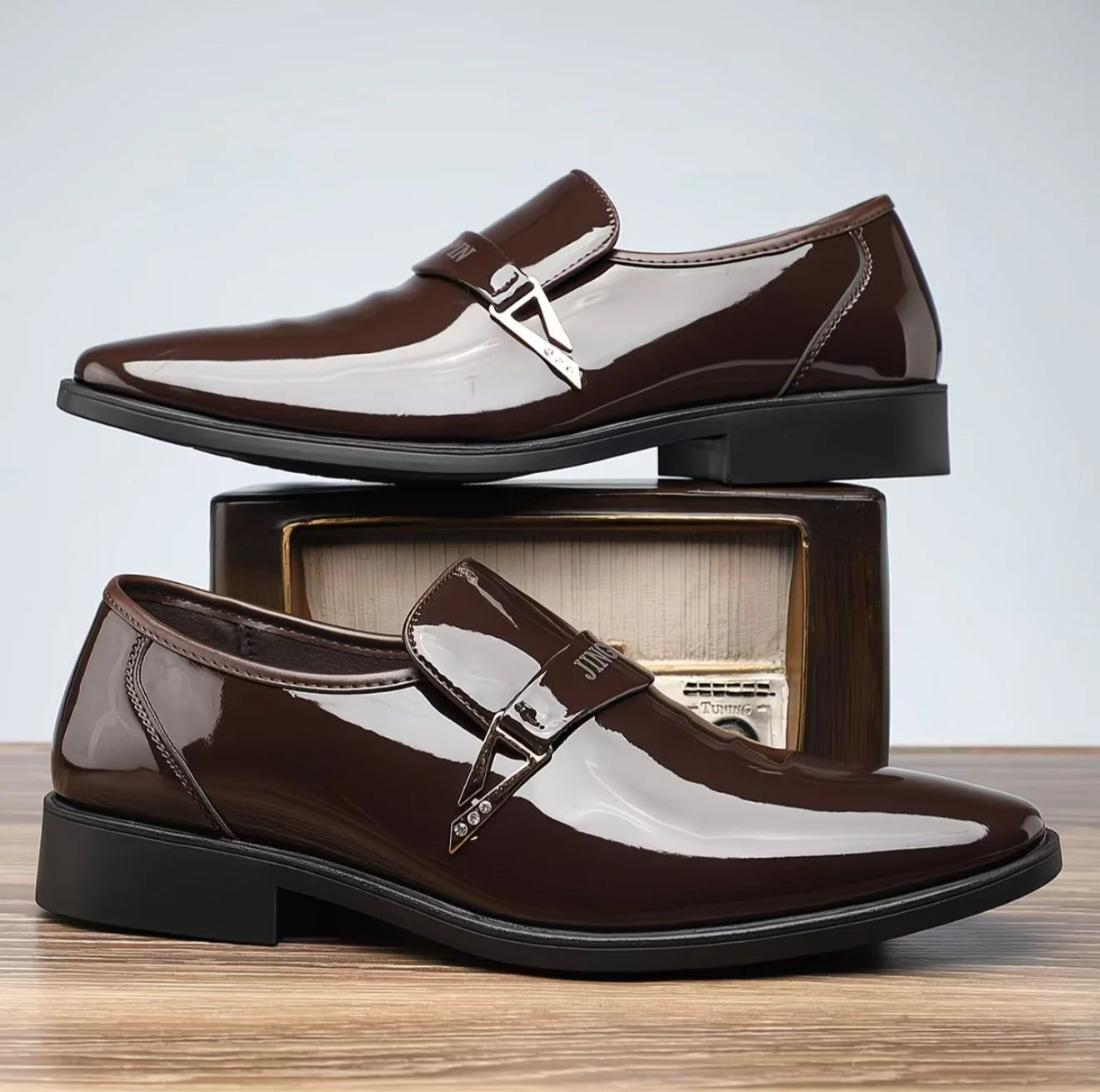 🔥ZAPATO JINGPIN CHAROL HOMBRE🧔🏻♂️