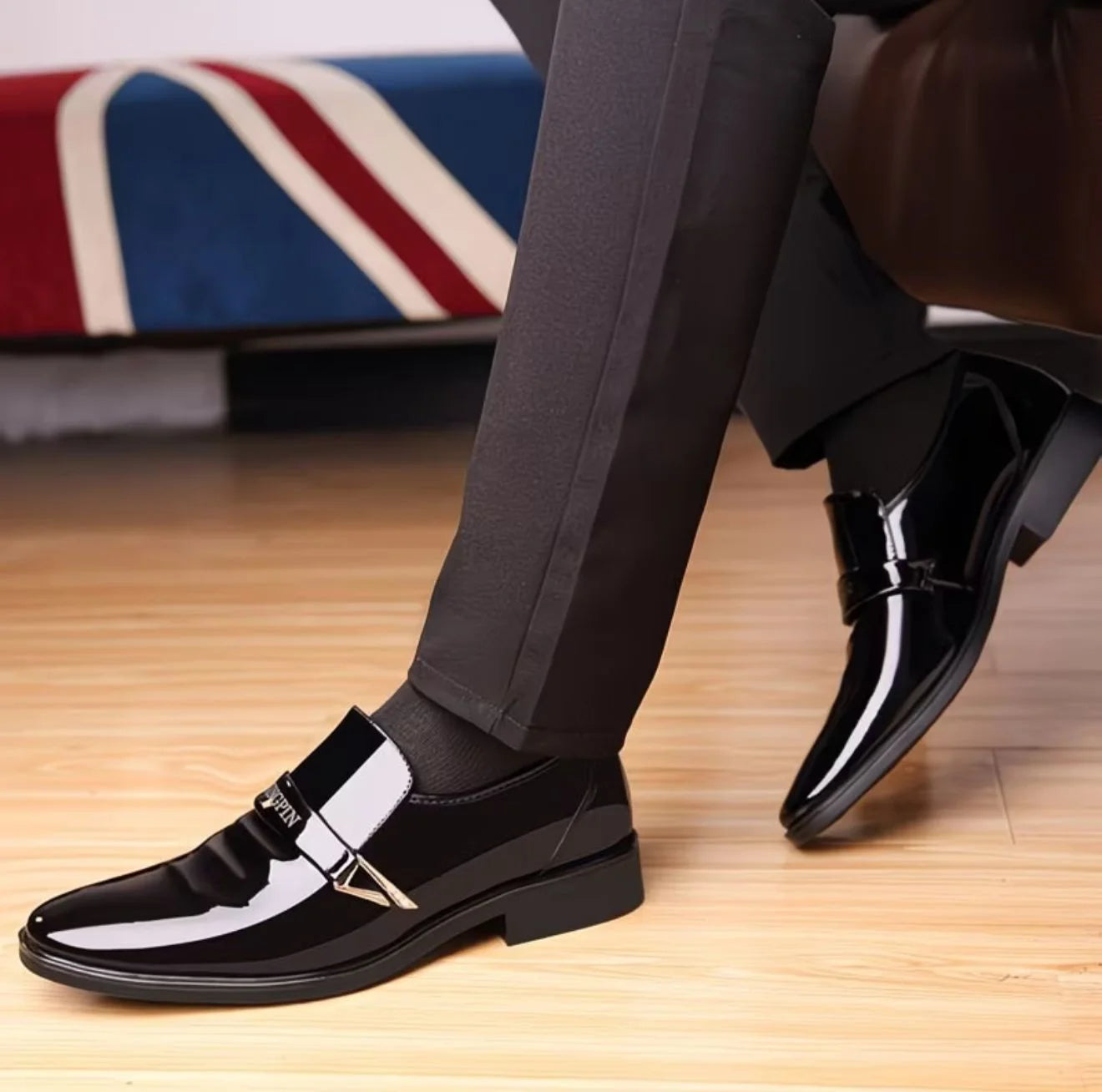 🔥ZAPATO JINGPIN CHAROL HOMBRE🧔🏻‍♂️